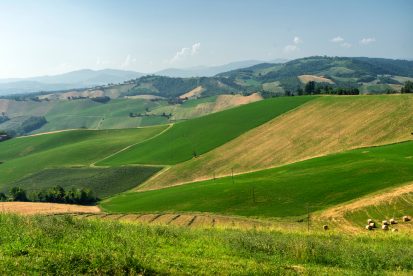 Rural,Landscape,Near,Medesano,,In,Parma,Province,,Emilia-romagna,,Italy,,At