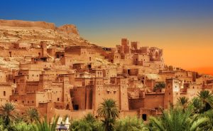 Kasbah,ait,ben,haddou,in,the,atlas,mountains,of,morocco.