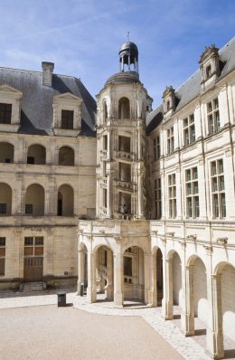 Staircase,From,Chambord,Chateau,,France